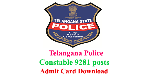 TS Police Constable Admit Card 2016 Download