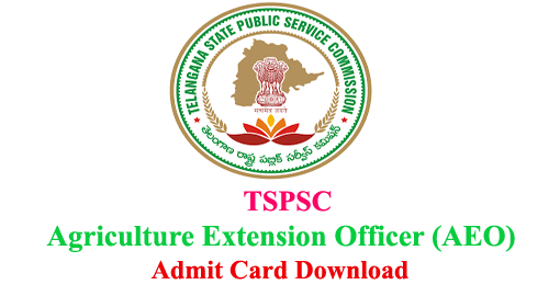 TSPSC Agriculture Extension Officer Admit Card 2016 Download